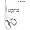 imageWestcott Travel Safe TitaniumBonded Mini Folding Scissors for Fabric and Paper TSA Compliant and Portable for Crafting Sewing Supplies ampamp More8 Crafting Scissors Bent