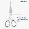 imageWestcott Travel Safe TitaniumBonded Mini Folding Scissors for Fabric and Paper TSA Compliant and Portable for Crafting Sewing Supplies ampamp More8 and 5 Scissors Combo Pack