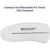 imageWestcott Travel Safe TitaniumBonded Mini Folding Scissors for Fabric and Paper TSA Compliant and Portable for Crafting Sewing Supplies ampamp MoreFolding Scissors