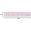 imageWestcott W10 6Inch 8ths Graph Ruler Transparent 1 x 6 in