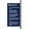 imageWestcott ZC24 Zero Center Stainless Steel Metal Ruler with NonSlip Cork Base 24 in