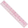 imageWestcott 6quot 10ths Transparent Graph Ruler InchesMetric Translucent Color W20