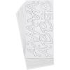 imageWestcott LetterCraft 2Inch Permanent Vinyl Lettering Angelina Script White 15821