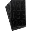 imageWestcott LetterCraft Permanent Vinyl Lettering Franklin Gothic 6Inch White 15865Black