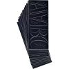 imageWestcott LetterCraft Permanent Vinyl Letters Franklin Gothic Font 6Inch Characters Black PF6CN BLK158554Inch
