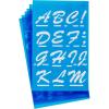 imageWestcott LetterCraft Stencil Brush Font 34Inch and 1Inch Characters SB13415846