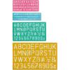 imageWestcott Lettercraft Plastic Lettering Guide Set Color Varies Set of 4 02145