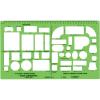 imageWestcott Technical Architectural Drawing Template T806Home Furnishing Template