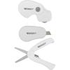 imageWestcott Travel Safe TitaniumBonded Mini Folding Scissors for Fabric and Paper TSA Compliant and Portable for Crafting Sewing Supplies ampamp More3Piece Travel Set