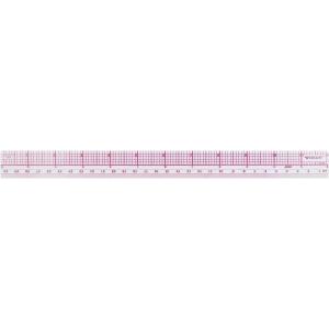 imageWestcott 10thsMetric Beveled Ruler 12Inch30cm B65 Clear1 Count Pack of 1
