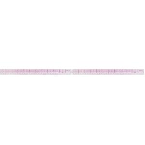 imageWestcott 10thsMetric Beveled Ruler 12Inch30cm B65 Clear1 Count Pack of 2