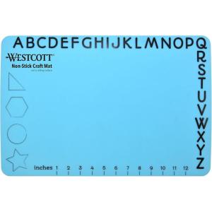 imageWestcott 16814 Projectmate NonStick Silicone Mat for Crafts Glue Guns Size 9 x 12 In18L x 12W