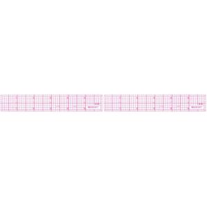 imageWestcott B70 8ths Graph Beveled Ruler 12 in6 inches Pack of 2