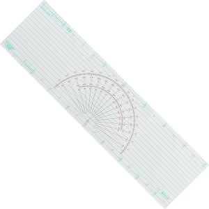 imageWestcott Course Protractor Plotter Ruler 15quot Transparent P72