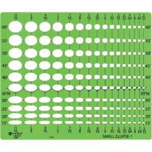 imageWestcott Large Ellipse Template 1 T810T807