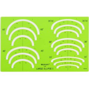 imageWestcott Large Ellipse Template 1 T810T810