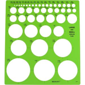 imageWestcott LetterCraft Large and Small Circles Template T831Large  Small