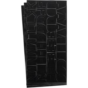 imageWestcott LetterCraft Permanent Vinyl Lettering Helvetica 1Inch Black 15851