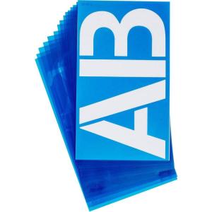 imageWestcott LetterCraft Stencil Helvetica Font 6Inch Characters 15829