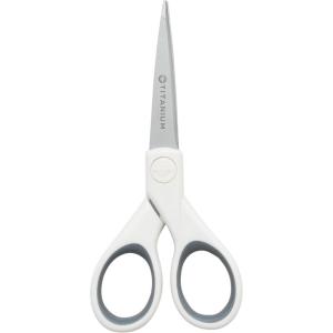 imageWestcott Travel Safe TitaniumBonded Mini Folding Scissors for Fabric and Paper TSA Compliant and Portable for Crafting Sewing Supplies ampamp More5 Straight
