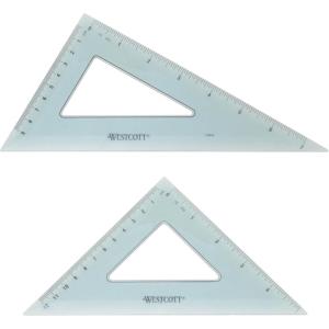 imageWestcott Triangular Scale KT90 Pack of 2 clear 11 x 575 x 025 inches