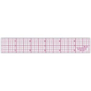 imageWestcott W10 6Inch 8ths Graph Ruler Transparent 1 x 6 in