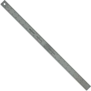 imageWestcott ZC24 Zero Center Stainless Steel Metal Ruler with NonSlip Cork Base 24 in
