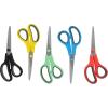 imageWestcott 8quot Straight Stainless Steel Soft Handle Scissors Assorted Colors Pack of 158 Pack of 15