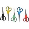 imageWestcott 8quot Straight Stainless Steel Soft Handle Scissors Assorted Colors Pack of 158 Pack of 15
