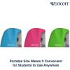 imageWestcott Battery Pencil Sharpener for Kids Bright Colors Durable Stainless Steel Blades EZView Shavings Reservoir School Supplies Back to School Classroom1 Count Pack of 1