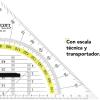 imageWestcott Set Square 22 cm with Detachable Handle Transparent Plastic Set Square with Yellow Scale Technical Scale ampamp Protractor for School University or Office E10134 0022 cm with handle