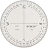 imageWestcott 360Degree Compass Protractor Crystal Clear Transparent Dial Calibrated for 360Degree Accuracy BacktoSchool School Supplies Classroom Supplies 3 12Inch