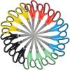 imageWestcott 8quot Straight Stainless Steel Soft Handle Scissors Assorted Colors Pack of 158 Pack of 15