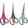 imageWestcott 8quot Straight Stainless Steel Soft Handle Scissors Assorted Colors Pack of 158 Pack of 3