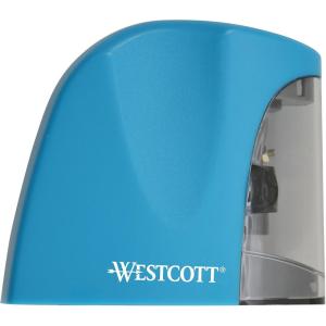 imageWestcott Battery Pencil Sharpener for Kids Bright Colors Durable Stainless Steel Blades EZView Shavings Reservoir School Supplies Back to School Classroom1 Count Pack of 1