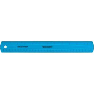 imageWestcott Shatterproof Ruler Assorted Translucent Colors 12quotSingle