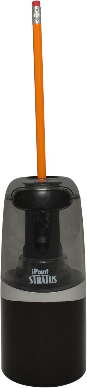 imageWestcott 17794 iPoint Stratus Battery Pencil Sharpener with TitaniumBonded Blades and PopTop Canister for School Office and Home Assorted ColorsStratus