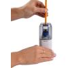 imageWestcott 17794 iPoint Stratus Battery Pencil Sharpener with TitaniumBonded Blades and PopTop Canister for School Office and Home Assorted ColorsAura
