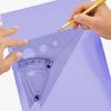 imageWestcott Adjustable Triangle Scale Angle Tool for 090 Degrees Dual Graduations BacktoSchool School Supplies Classroom Supplies 8Inch8
