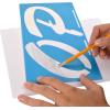 imageWestcott LetterCraft Stencil Brush Font 6Inch Characters 15931