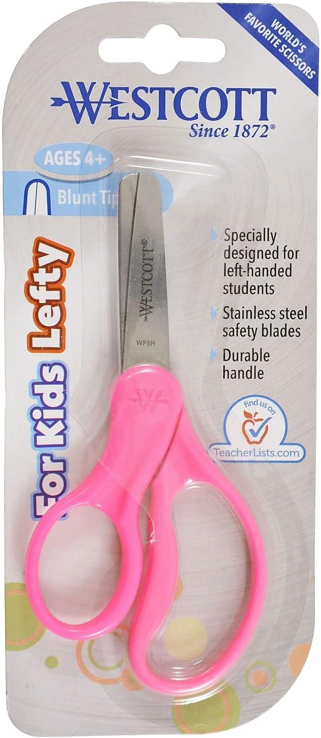 imageWestcott School Kumfy 5quot Metal Blunt Tip Assorted Colors Pack of 6 ACM135946