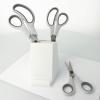imageWestcott Easy Grip Scissors Set of 3 Universal Scissors with Comfort Handle Extra Sharp ampamp Durable Stainless Steel Blade Scissors for Crafts Home School and Office N90029 00GreyCharcoal Grey