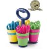 imageWestcott School Scissor Caddy and Kids Scissors 24 Scissors and 1 Caddy 5Inch Pointed Case of 4 14755Pointed  Case of 4