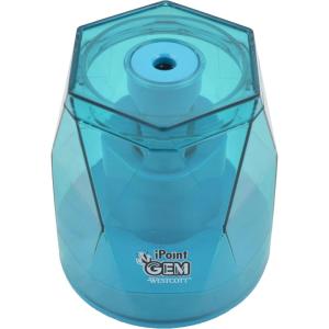 imageWestcott iPoint GEM Battery Pencil Sharpener Neon Green 00577Blue