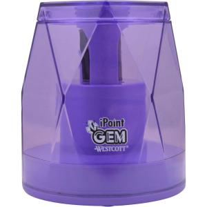 imageWestcott iPoint GEM Battery Pencil Sharpener Neon Green 00577Purple