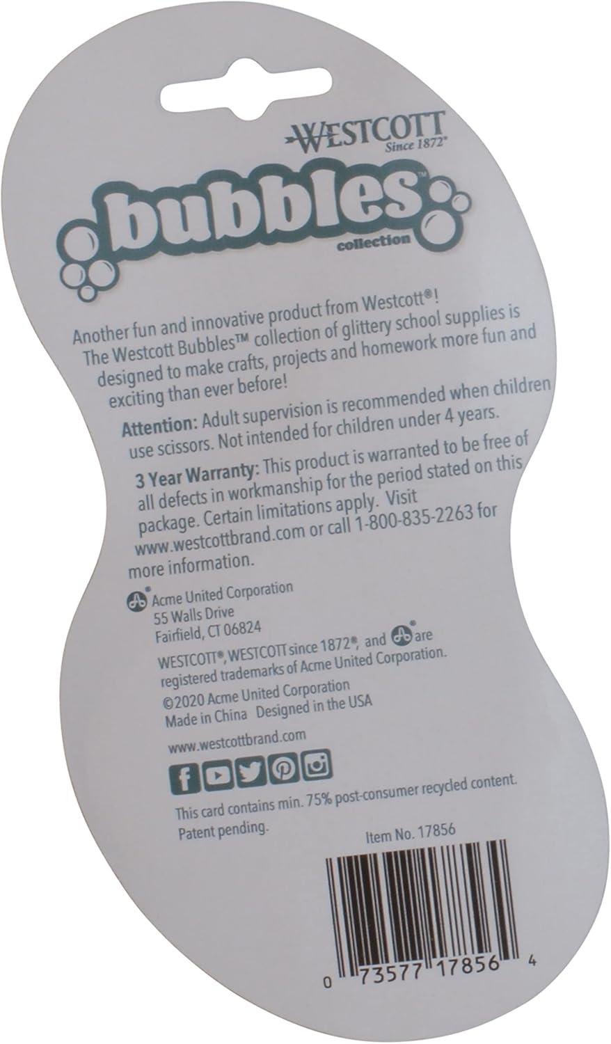 imageWestcott 5 Bubbles Emoji Scissors Blunt Assorted ColorsBlunt