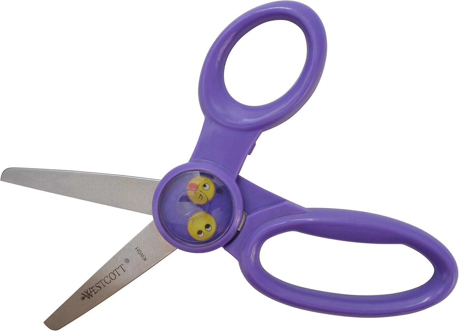 imageWestcott 5 Bubbles Emoji Scissors Blunt Assorted ColorsBlunt