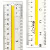 imageWestcott Acrylic Data Highlight Reading Ruler with Tinted Guide 15 Clear Pack of 2