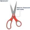 imageWestcott GEM CrystalDesign 7Inch Pointed Student Scissors for Ages 12 Classroom Essential with Comfortable Grip Ideal for Left or Right Hand Back to School School Supplies PinkAllPurpose