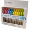 imageWestcott Kleencut Kids Blunt Scissors with Storage Rack 5 Set of 12 Assorted ColorsSingle Box